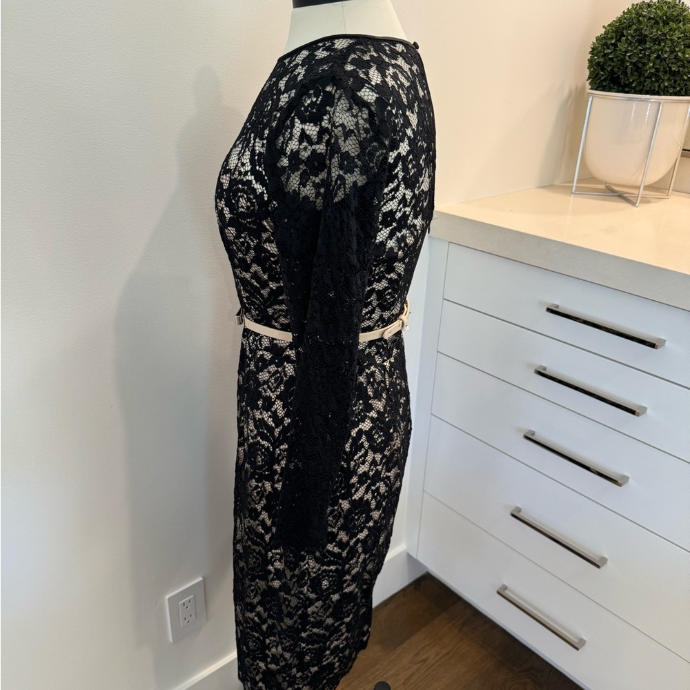 Black Lace Cocktail Dress - Size 10 - Picture 8 of 10